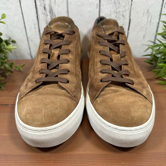 To Boot New York Men's Suede Low Top Sneakers Size 10 - Picture 3 of 11